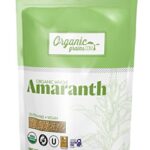 Organic Grains Amaranth - 3 lbs. (48 oz.) - Non GMO Organic Amaranth Grain & Amaranth Seeds - Vegan, Keto, Kosher and Paleo Friendly Whole Amaranth Grains