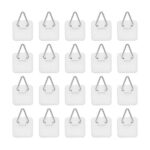 Artliving 1.25 Inch Invisible Adhesive Plate Hanger Set Vertical Plate Holders for the wall (100 pack)