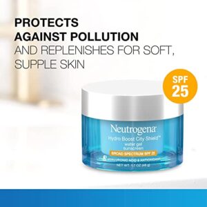 Neutrogena Hydro Boost Face Moisturizer with SPF 25, Hydrating Facial Sunscreen, Oil-Free and Non-Comedogenic Water Gel Face Lotion 1.7 oz - Image 13