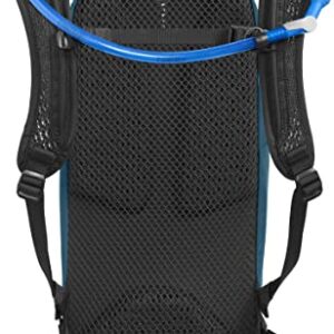 CamelBak M.U.L.E. 12 Mountain Biking Hydration Pack - Easy Refilling Hydration Backpack - Magnetic Tube Trap 100oz, Moroccan Blue/Black - Image 9