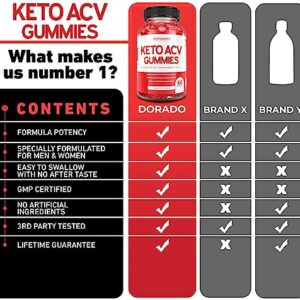 Keto ACV Gummies for Weight Management Advanced Formula (1000mg Per Serving) - Apple Cider Vinegar Gummies - Support Healthy Digestion & Metabolism - Delicious Apple Flavor - ACV 1000mg (60 Gummies) - Image 3