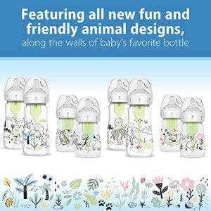 Dr. Brown's Natural Flow® Anti-Colic Options+™ Wide-Neck Baby Bottle Designer Edition Bottles, Dino Decos, 9oz/270mL, Level 1 Nipple, 2-Pack, 0m+ - Image 9
